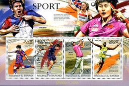 284434 MNH BURUNDI 2012 DEPORTES - Used Stamps