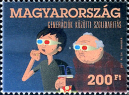 286205 MNH HUNGRIA 2012 SOLIDADRIDAD ENTRE GENERACIONES - Used Stamps