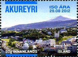 286295 MNH ISLANDIA 2012 150 ANIVERSARIO DEL MUNICIPIO DE AKUREYRI - Collections, Lots & Séries