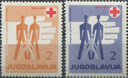 287734 MNH YUGOSLAVIA 1959 SEMANA DE LA CRUZ ROJA - Collections, Lots & Series