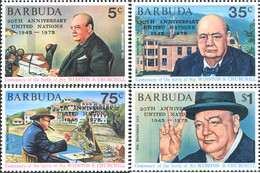 290308 MNH BARBUDA 1975 30 ANIVERSARIO DE LAS NACIONES UNIDAS - Autres & Non Classés