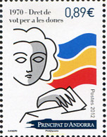 290390 MNH ANDORRA. Admón Francesa 2012 DERECHO AL VOTO PARA LAS MUJERES - Verzamelingen