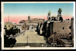 Delcampe - 297 - USED - POSTCARD - PALESTINE -  THE CHURCH OF THE  NATIVITY - BETHLEHEM - Palästina