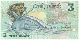 Cook Islands - 3 Dollars - ND ( 1987 ) - Pick 3 - Unc. - Serie AAF - Cook Islands