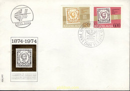 500759 MNH YUGOSLAVIA 1974 CENTENARIO DEL PRIMER SELLO DE MONTENEGRO - Collections, Lots & Séries