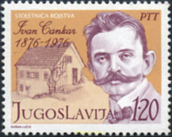 294248 MNH YUGOSLAVIA 1976 CENTENARIO DE NACIMIENTO DE IVAN CANKAR - ESCRITOR ESLOVACO - Colecciones & Series