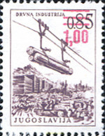 294279 MNH YUGOSLAVIA 1976 SELLO DE 1966 (INDUSTRIALIZACIÓN) SOBRECARGADO - Collections, Lots & Séries