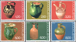 294263 MNH YUGOSLAVIA 1976 PIEZAS DE MUSEO. CERAMICAS - Collections, Lots & Séries