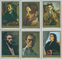 294297 MNH YUGOSLAVIA 1977 ARTE DE YUGOSLAVIA A TRAVES DE LOS SIGLOS. AUTORRETRATOS - Collezioni & Lotti