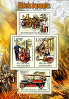 295111 MNH BURUNDI 2012 VEHICULOS DE BOMBEROS - Used Stamps