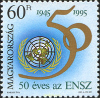 297950 MNH HUNGRIA 1995 50 ANIVERSARIO DE LAS NACIONES UNIDAS - Gebruikt