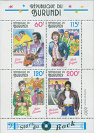 297946 MNH BURUNDI 1994 ESTRELLAS DEL ROCK - Unused Stamps