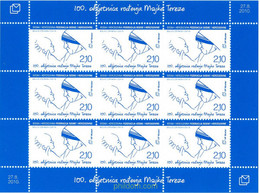 584030 MNH BOSNIA-HERZEGOVINA. Adm Croata 2010 PERSONALIDAD - Madre Teresa