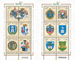 370216 MNH HUNGRIA 1997 ESCUDOS Y ARMAS - Used Stamps