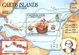 299439 MNH CAICOS 1984 492 ANIVERSARIO DEL DESCUBRIMIENTO DE AMERICA - Turks And Caicos