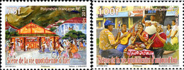 301295 MNH POLINESIA FRANCESA 2013 ESCENAS COTIDIANAS - Used Stamps