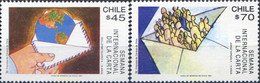 303496 MNH CHILE 1991 SEMANA INTERNACIONAL DE LA CARTA - Andere & Zonder Classificatie