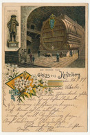 CPA - HEIDELBERG (Bade-Wurtenberg) - Gruss Aus Heidelberg - Das Grosse Fass - 1899 - Heidelberg