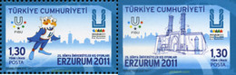 310770 MNH TURQUIA 2011 25 UNIVERSIADA DE INVIERNO EN ERZURUM 2011 - Collezioni & Lotti