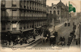 CPA PARIS 8e Rue De Rome. College Chaptal (534682) - Enseignement, Ecoles Et Universités