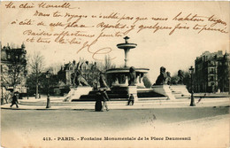 CPA PARIS 12e Fontaine Monumentale De La Place Daumesnil (539173) - Statues