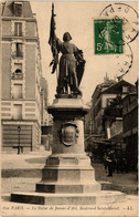 CPA PARIS 13e Statue De Jeanne D'Arc. Boulevard St-Marcel (535771) - Statues