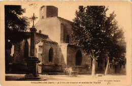 CPA AK ROQUEMAURE - La Croix De Mission Et Abside De L'Église (459205) - Roquemaure