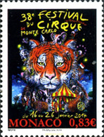 314031 MNH MONACO 2013 FESTIVAL DEL CIRCO - Other & Unclassified
