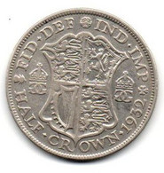 1932 - Gran Bretagna 1/2 Crown        ---- - K. 1/2 Crown