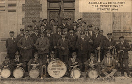 N°100028 -cpa Amicale Des Cheminots De Venette - Venette