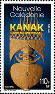 317827 MNH NUEVA CALEDONIA 2014 ARTE KANAK - Oblitérés