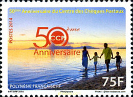 317848 MNH POLINESIA FRANCESA 2014 CHEQUES POSTALES - Gebruikt