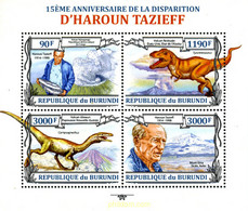 318015 MNH BURUNDI 2013 HAROUN TAZIEFF - VULCANOLOGO - Usati