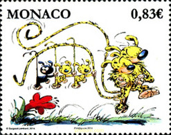 318863 MNH MONACO 2014 COMIC - MARSUPILAMI - Altri & Non Classificati