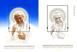 318917 MNH POLONIA 2014 CANONIZACION DEL PAPA JUAN PABLO II - Sin Clasificación