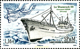 318974 MNH SAN PEDRO Y MIQUELON 2014 BARCO PESQUERO - Usados