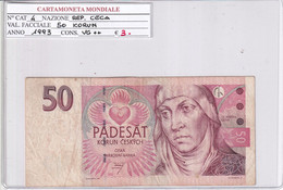 REPUBBLICA CECA 50 KORUN 1993 P 4 - Czech Republic