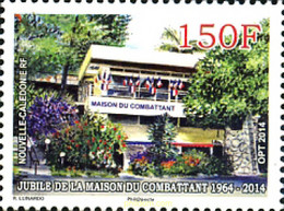 321908 MNH NUEVA CALEDONIA 2014 HOGAR DEL COMBATIENTE - Gebraucht