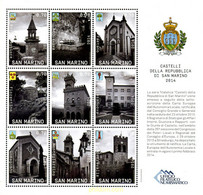 321941 MNH SAN MARINO 2014 CASTILLOS - Gebruikt