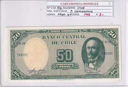 CILE 50 PESOS 1960-61 P126 - Cile