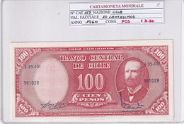 CILE 100 PESOS 1960 P127 - Chili