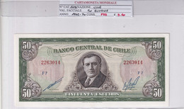 CILE 50 ESCUDOS  1962-70  P140B - Cile