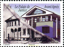 323291 MNH SAN PEDRO Y MIQUELON 2014 PALACIO DE JUSTICIA - Gebraucht