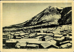 BAGNOLI IRPINO ( AVELLINO ) DOPO LA NEVICATA - FOTO A. CAPOZZI - SPEDITA 1955 (12797) - Avellino