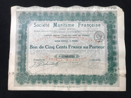 5X Société Maritime Française - Navigazione