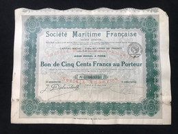 5X Société Maritime Française - Navegación