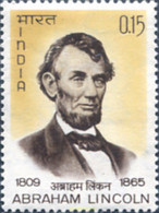 325838 MNH INDIA 1965 ABRAHAM LINCIN 1809-1865 - 16 PRESIDENTE - Unused Stamps