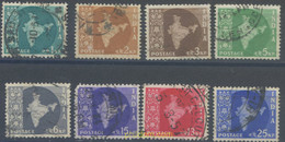 662050 USED INDIA 1957 MAPA DE LA INDIA - Unused Stamps