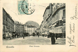 Grenoble * La Place Genette * Coiffeur * Attelage - Grenoble