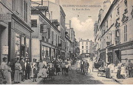 VILLENEUVE SAINT GEORGES - La Rue De Paris - Très Bon état - Villeneuve Saint Georges